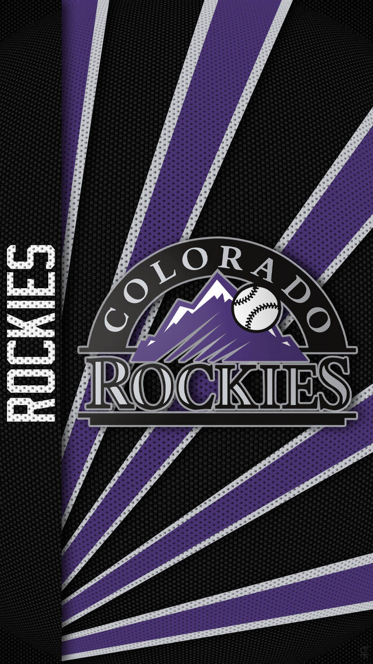 Violet And Black Colorado Rockies Wallpaper