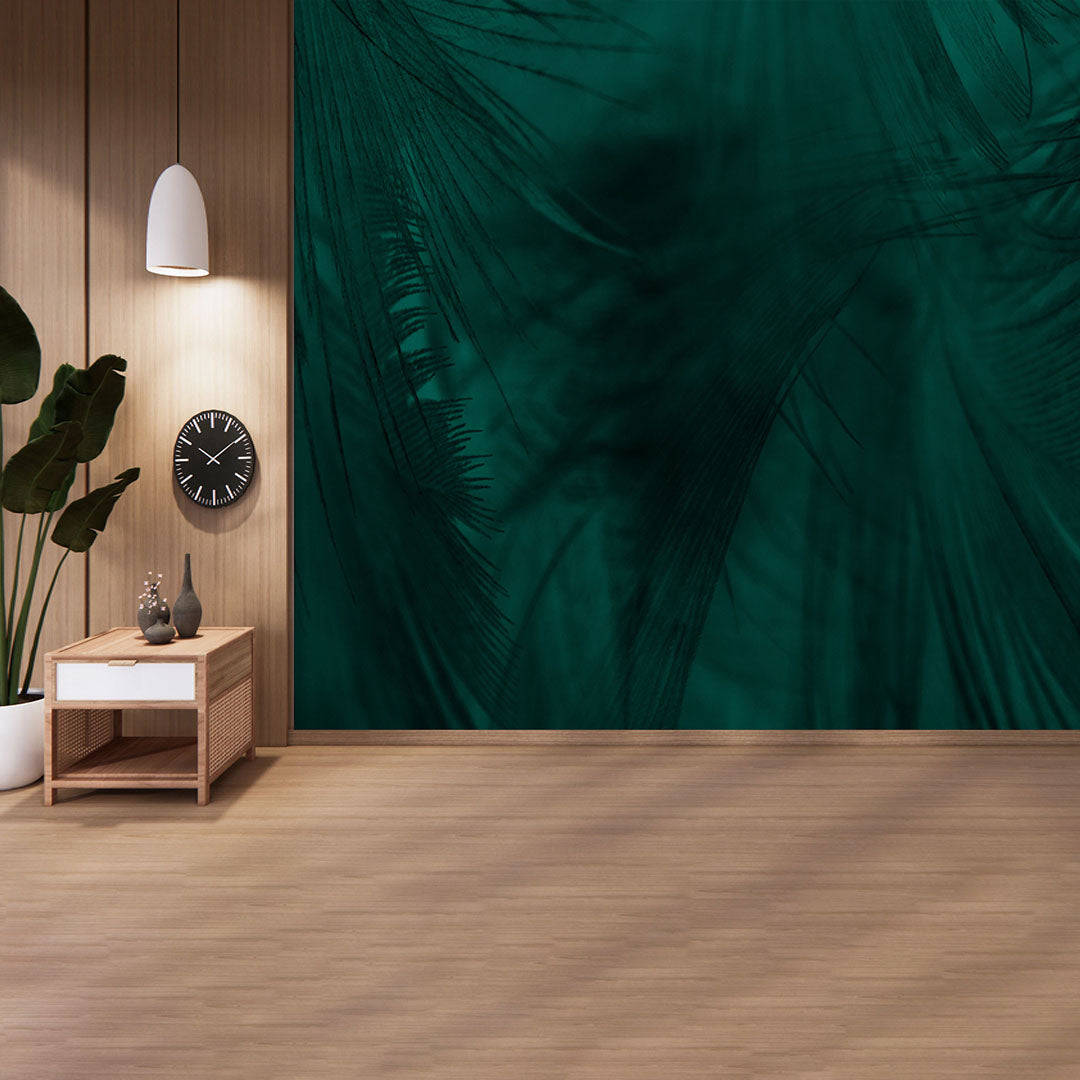 Viridian Bare Room Wallpaper