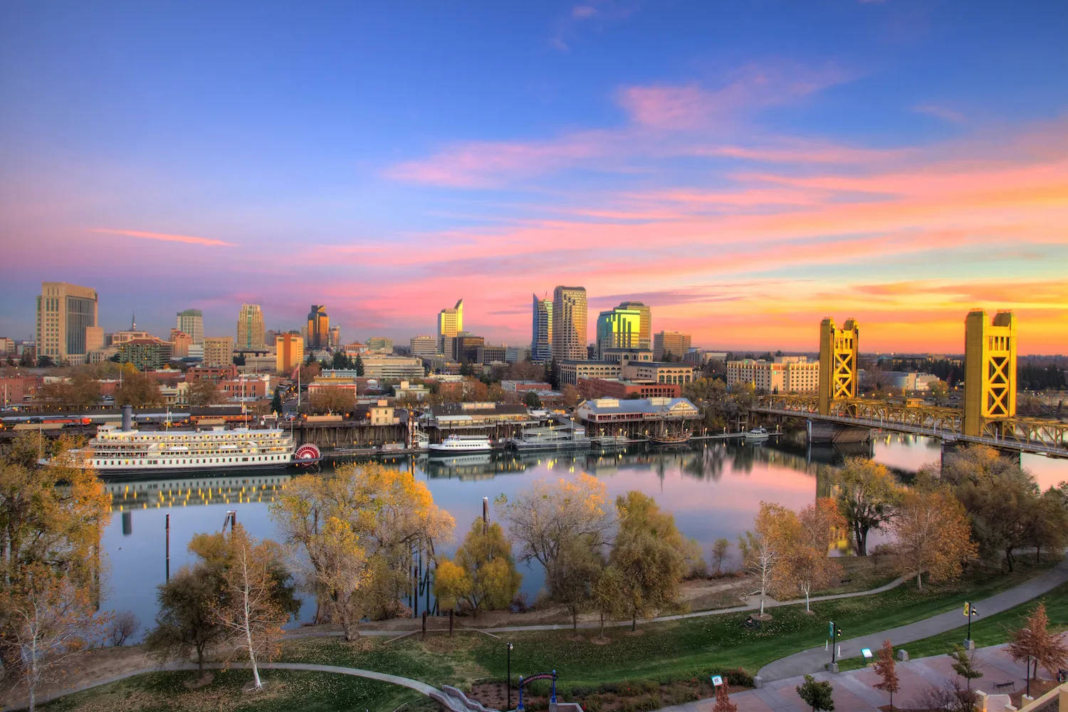 Vivid Sacramento Cityscape Wallpaper