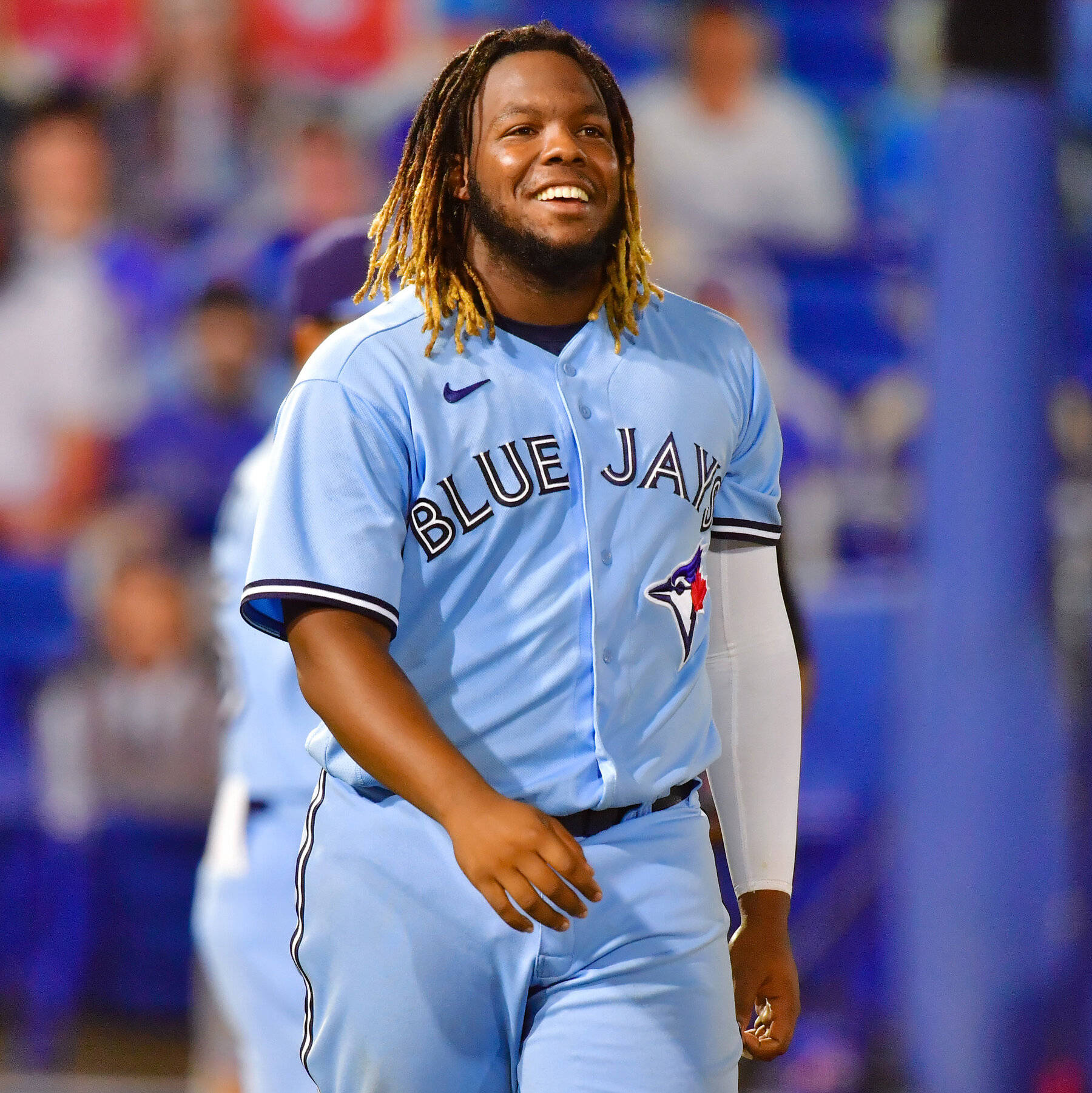 Vladimir Guerrero Jr Smiling Wallpaper