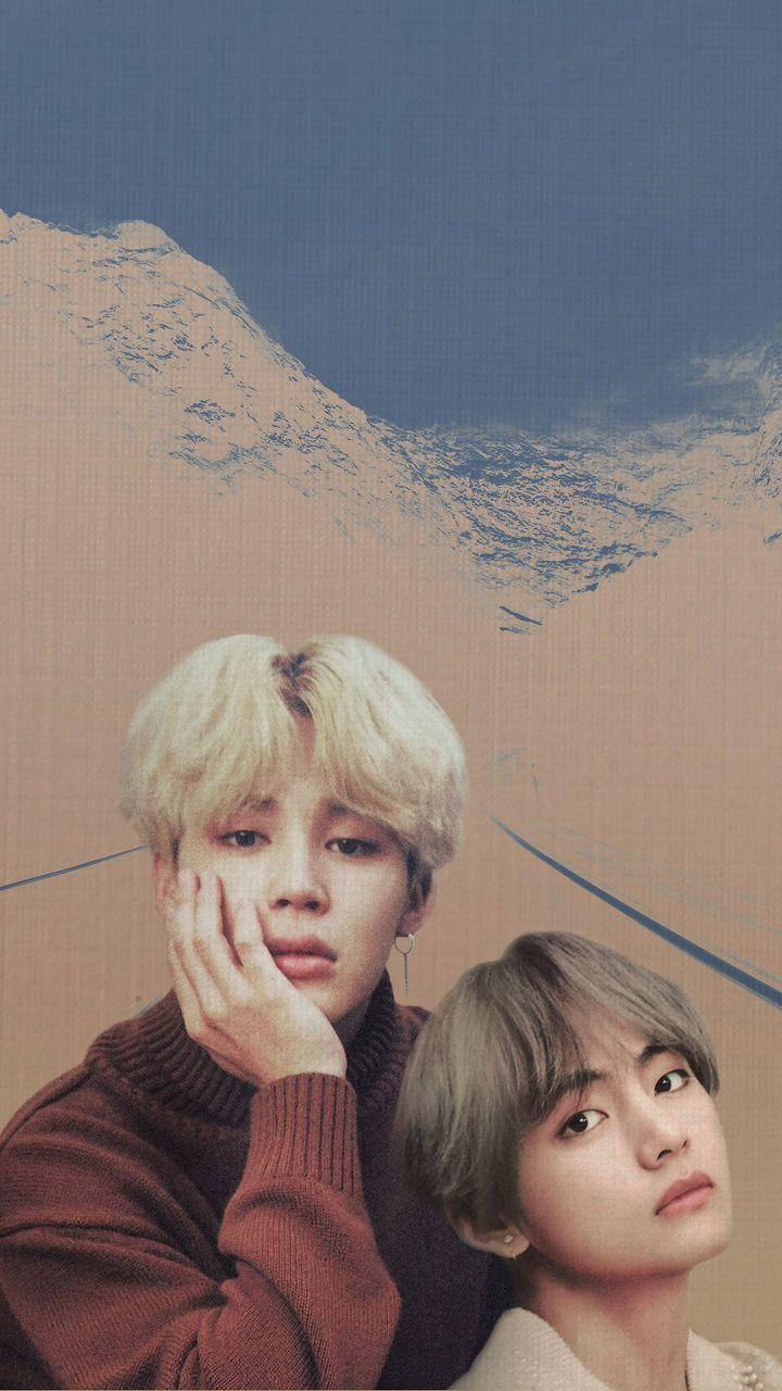 Vmin Beige Aesthetic Wallpaper