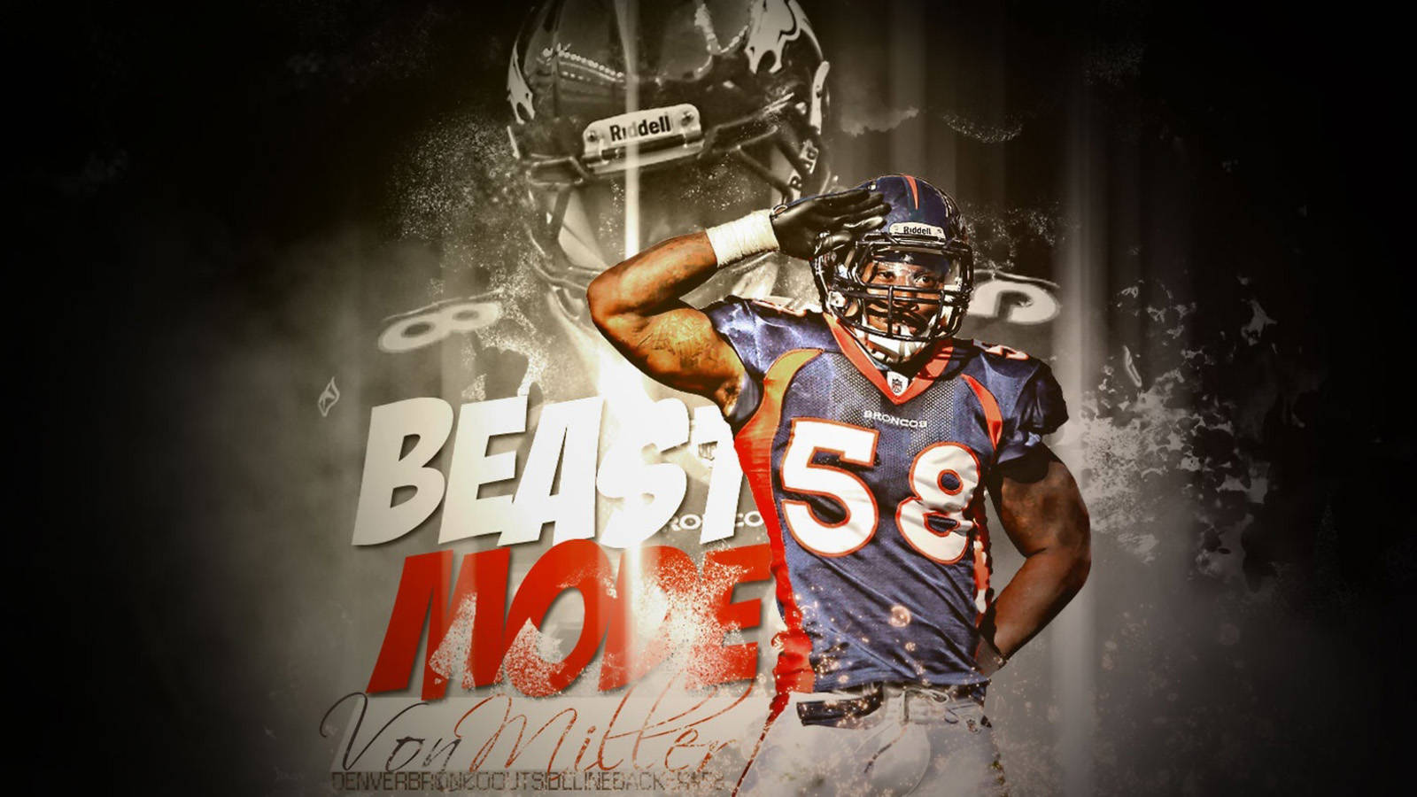 Von Miller Beast Mode Wallpaper