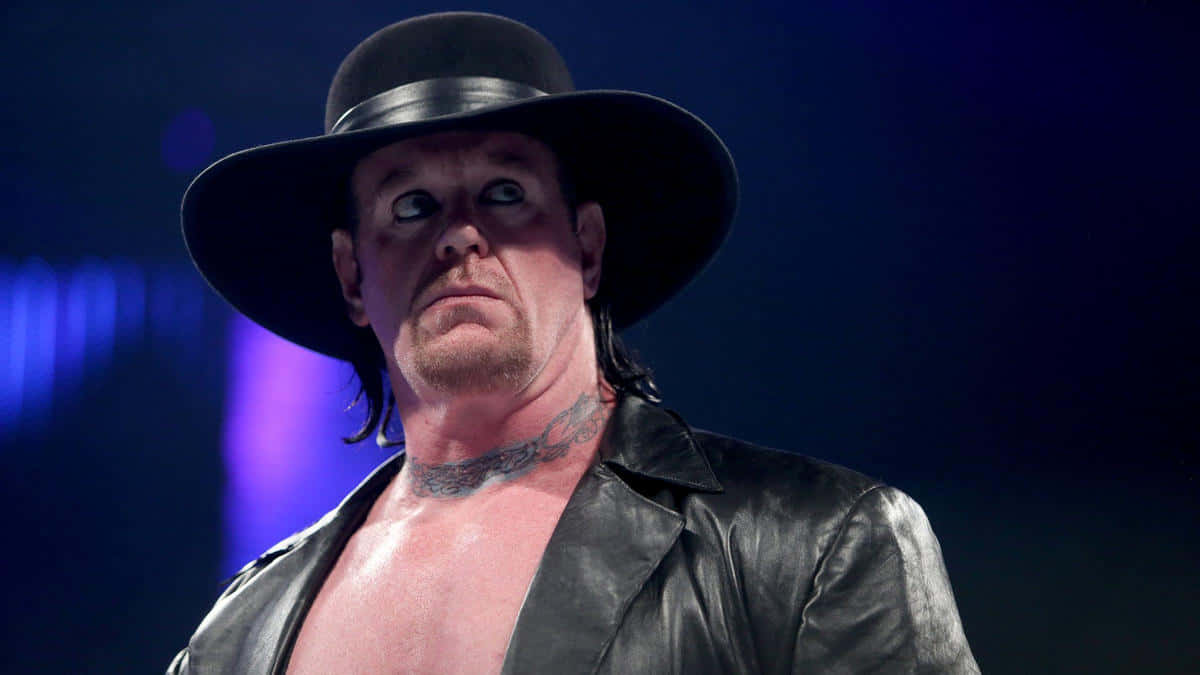 W W E Undertaker Intimidating Stare Wallpaper