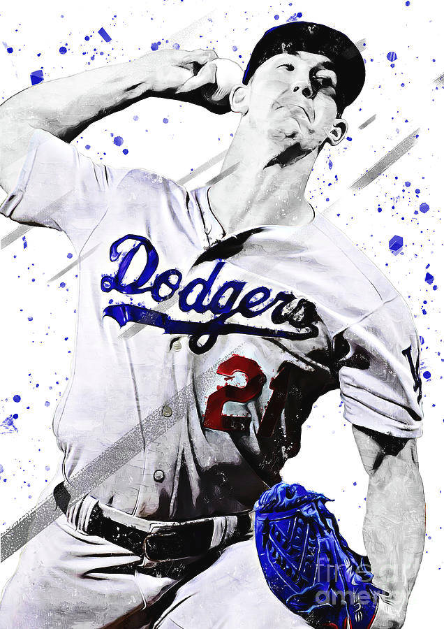 Walker Buehler Blue White Art Wallpaper