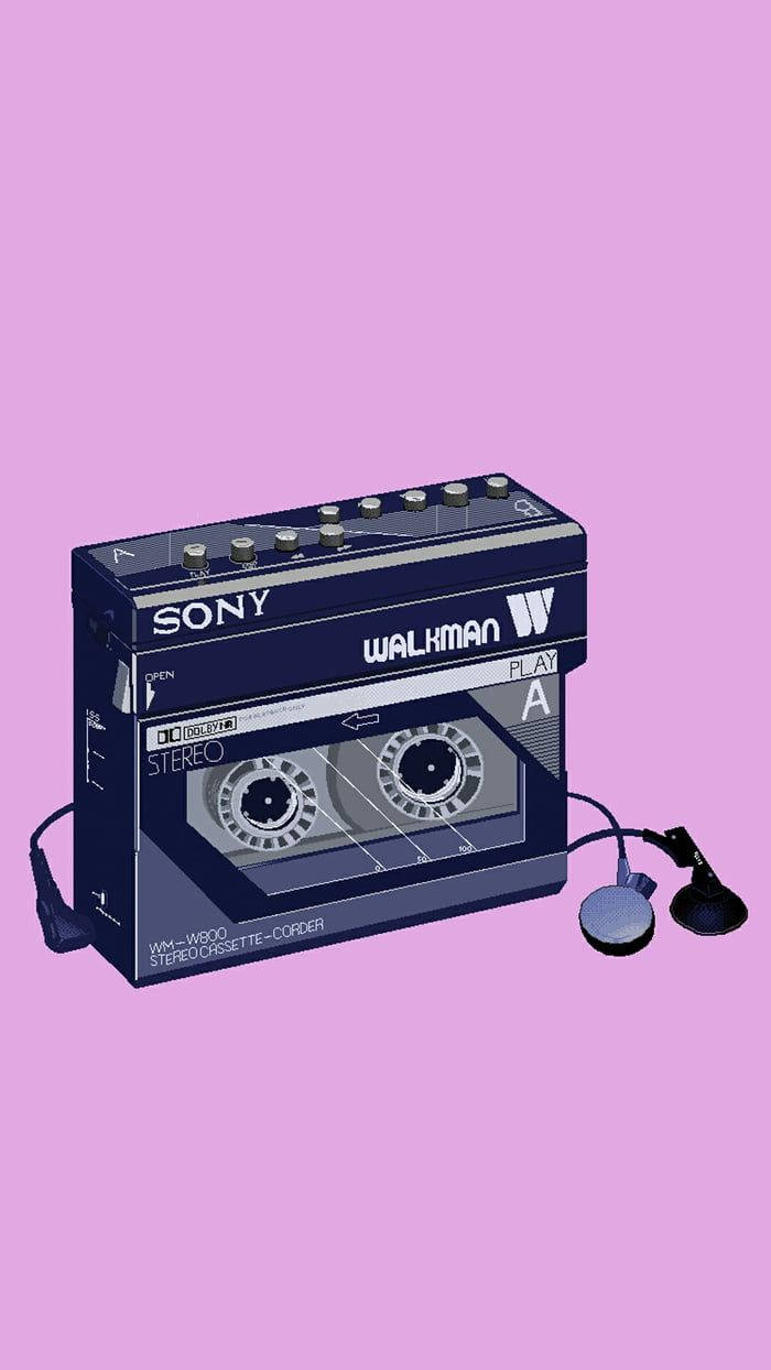 Walkman Music Aesthetic Wallpaper