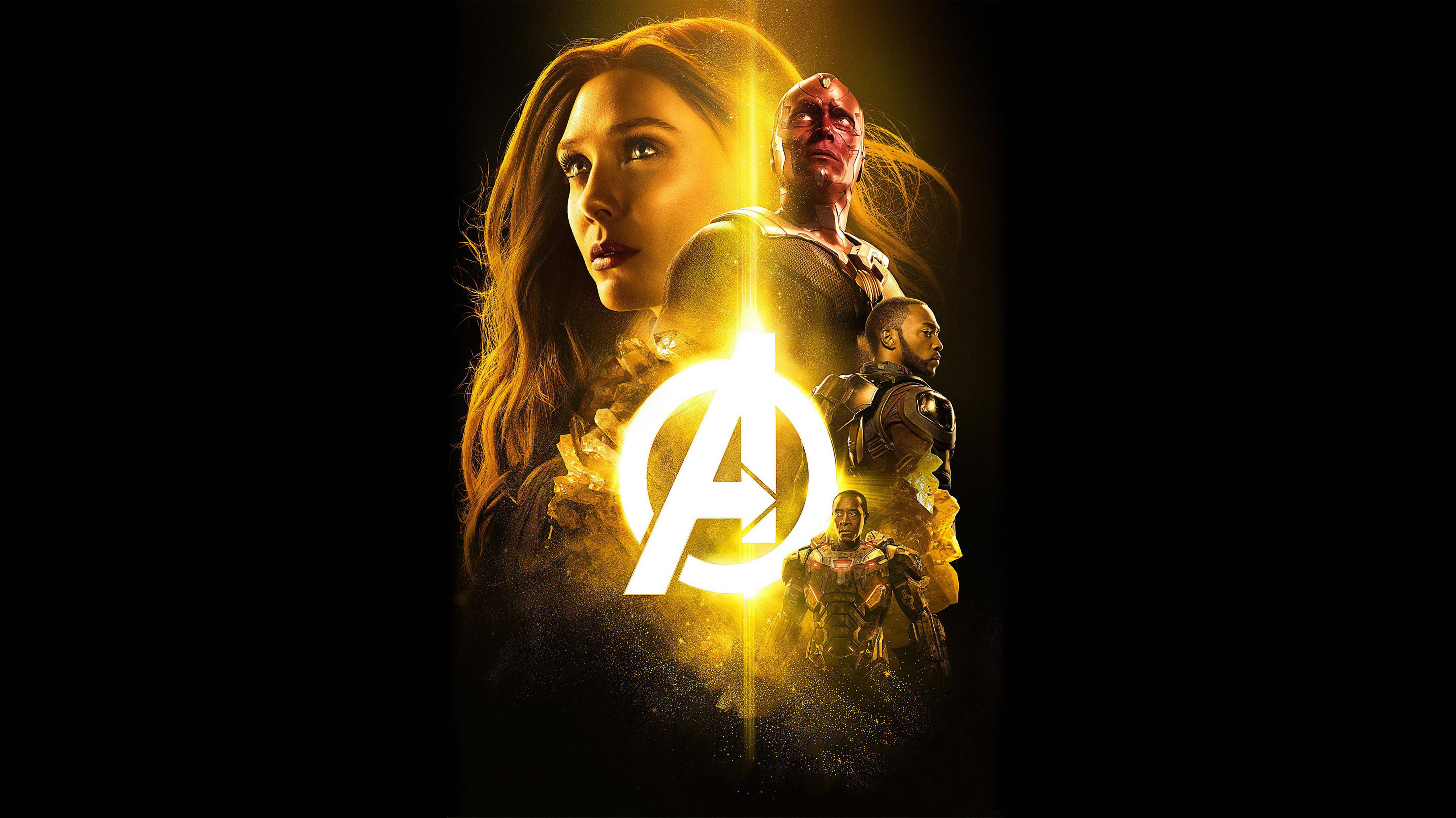 Wanda Avengers Poster 4k Wallpaper