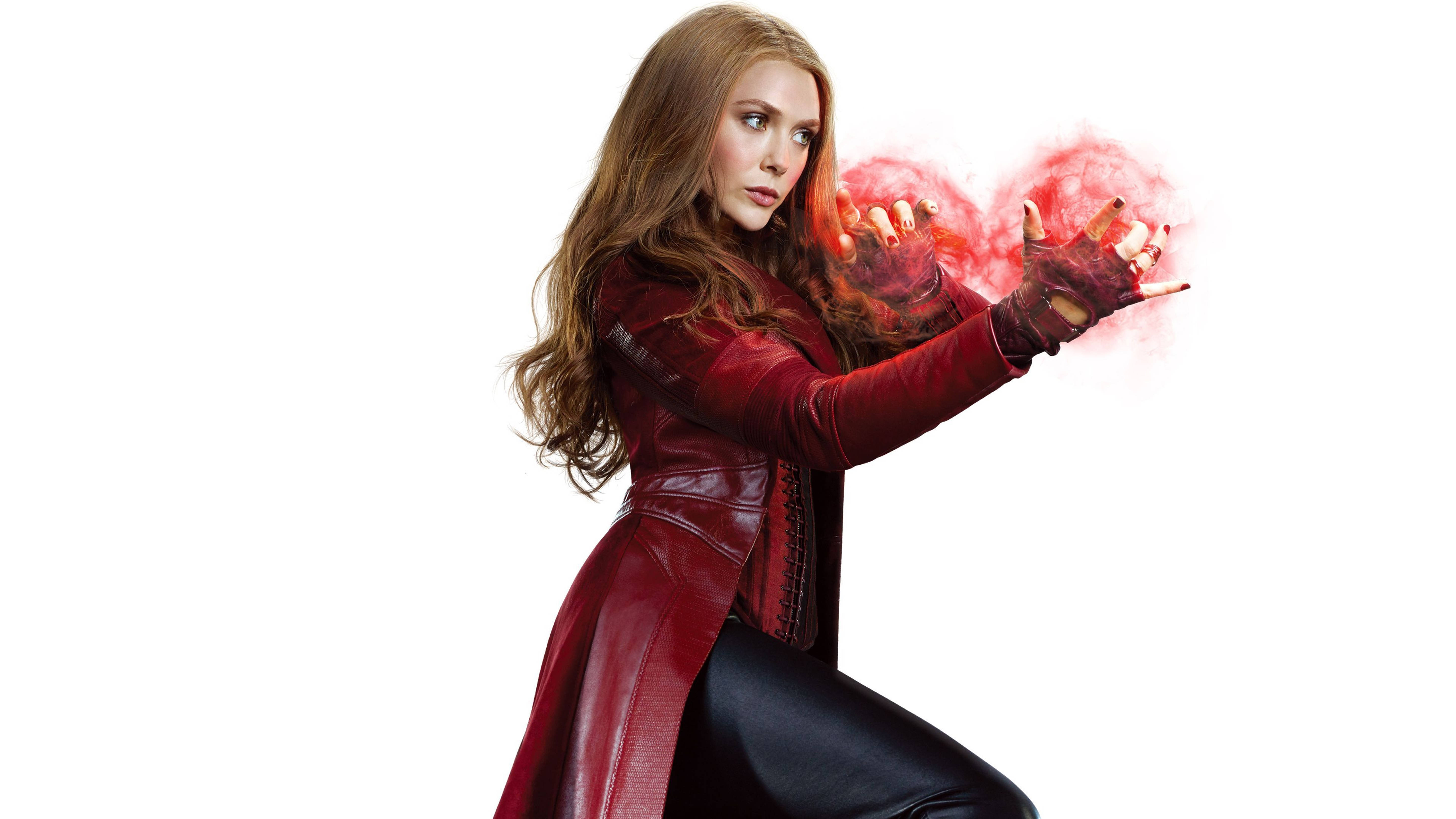 Wanda Maximoff Summoning Red Energy Balls Wallpaper