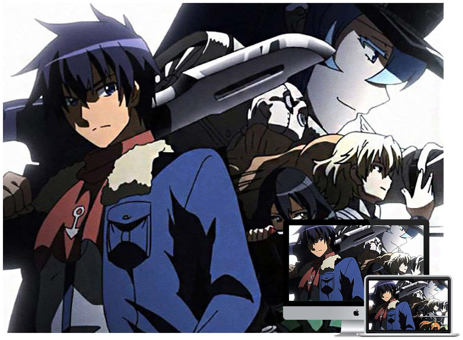 Wave From Akame Ga Kill Anime Cartoon Collage Wallpaper