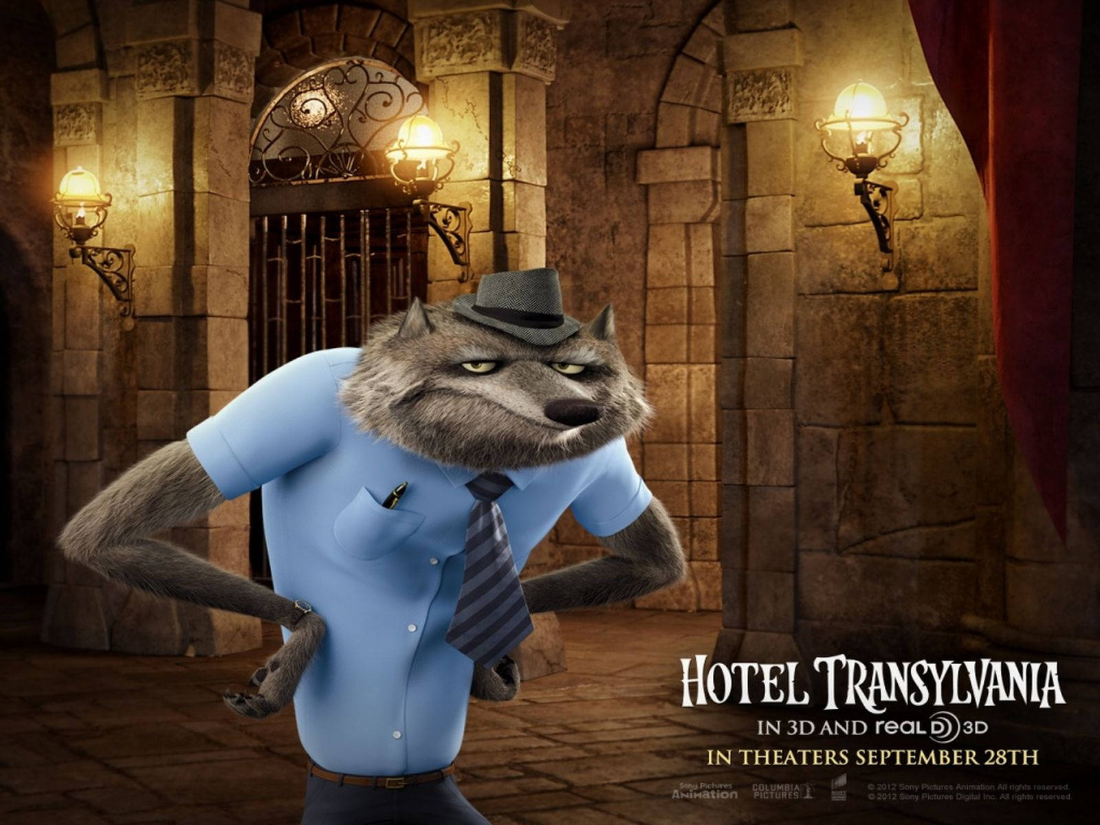 Wayne Werewolf From Hotel Transylvania Wallpaper