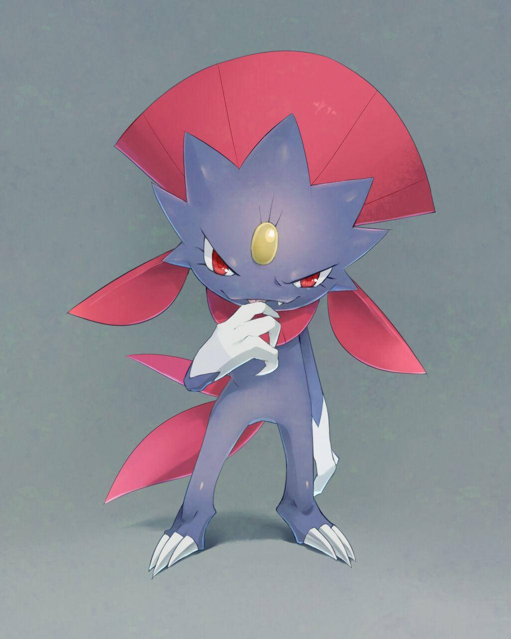 Weavile Smugly Smiling Wallpaper