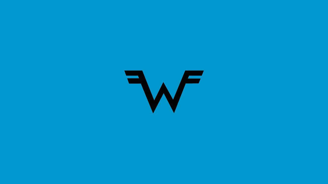 Weezer Blue Album Logo Wallpaper