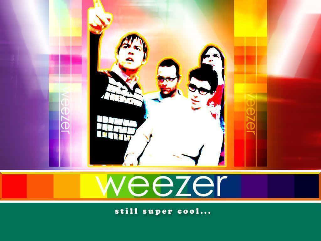 Weezer Still Super Cool Band Poster Wallpaper