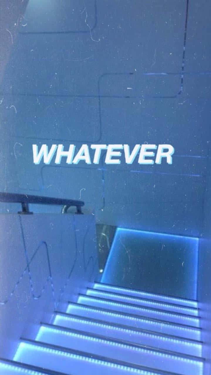 Whatever Blue Baddie Wallpaper