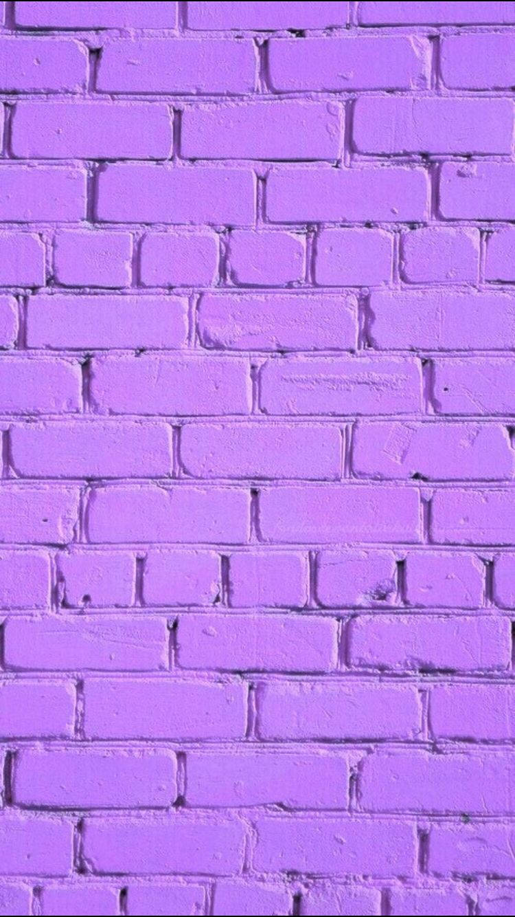 Whatsapp Chat Purple Brick Wall Wallpaper