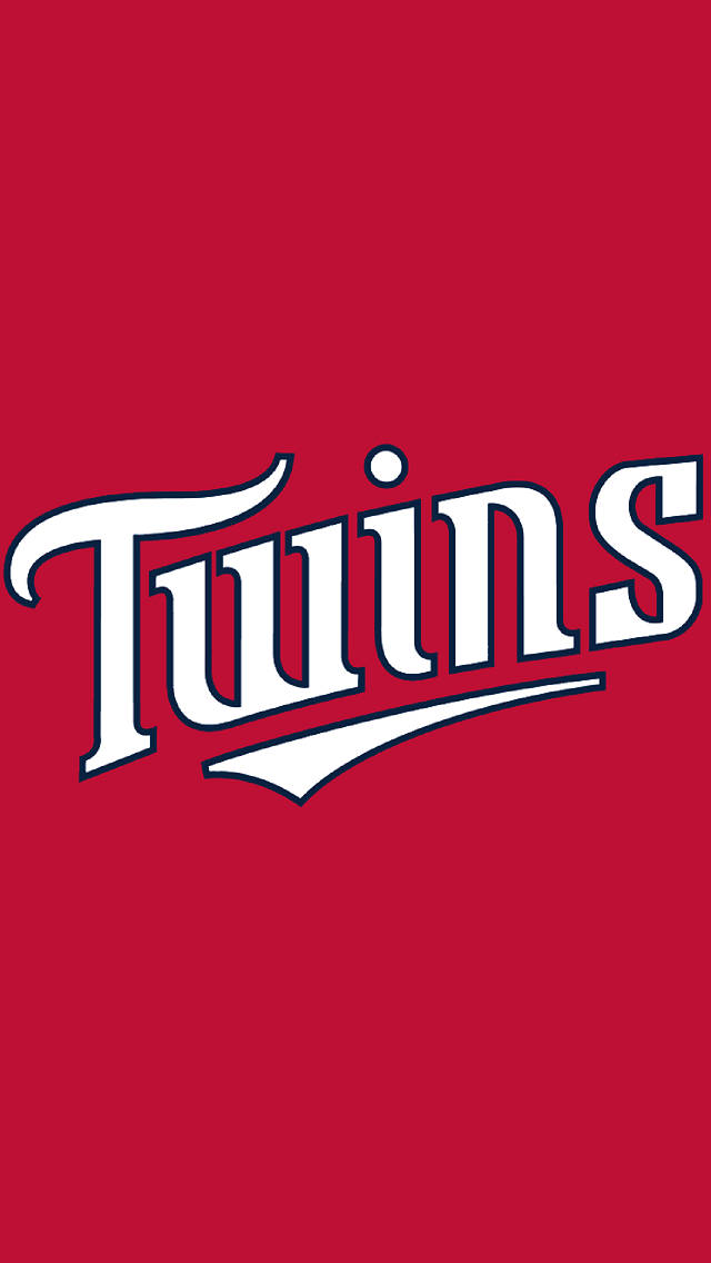 White And Red Minnesota Twins Logo Wallpaper