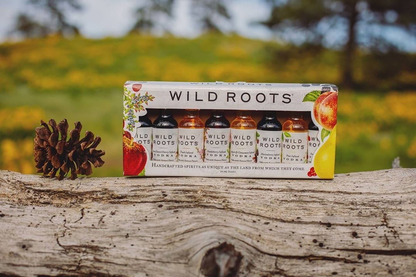 Wild Roots Vodka Small Bottles Wallpaper