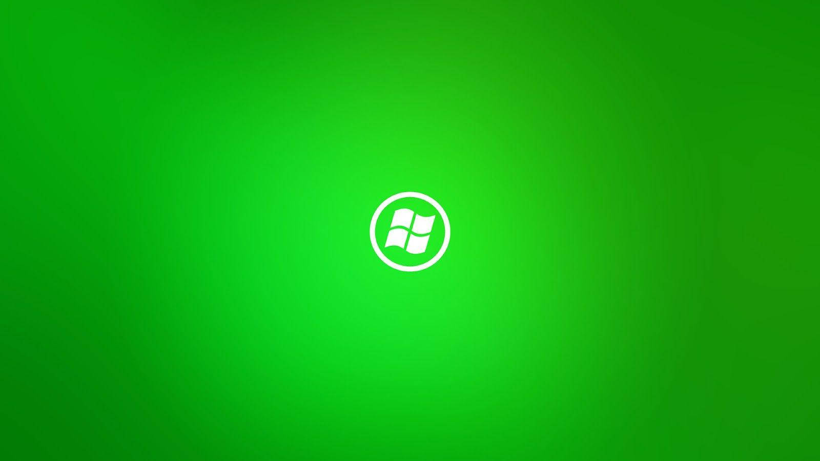 Windows 11 Plain Green Wallpaper