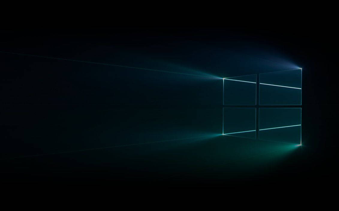 Windows Dark Green Wallpaper