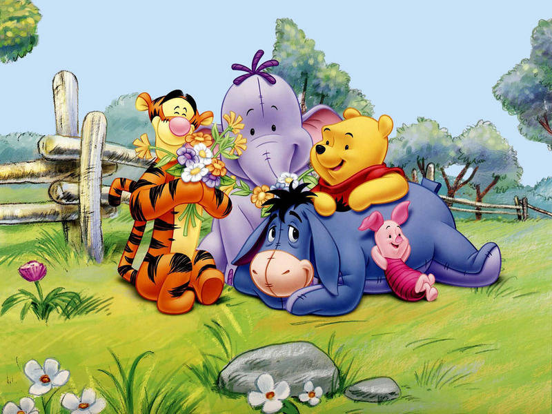 Winnie The Pooh Iphone Display Wallpaper