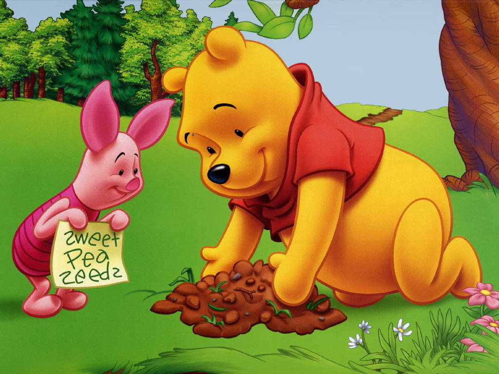 Winnie The Pooh Iphone Display Wallpaper