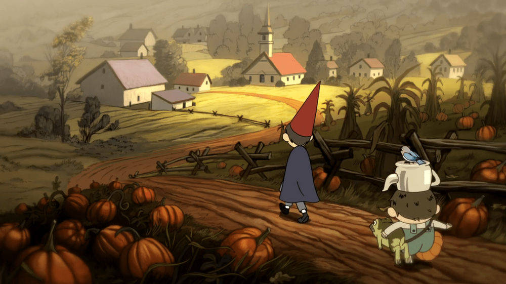 Wirt Greg Heading Home Over The Garden Wall Wallpaper