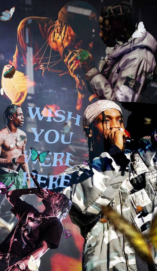 Wish You Were Here Travis Scott Aesthetic Wallpaper