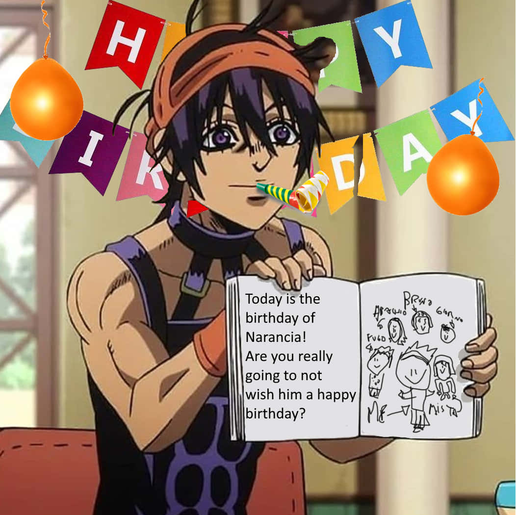 Wishing You A Happy Birthday Anime Style! Wallpaper