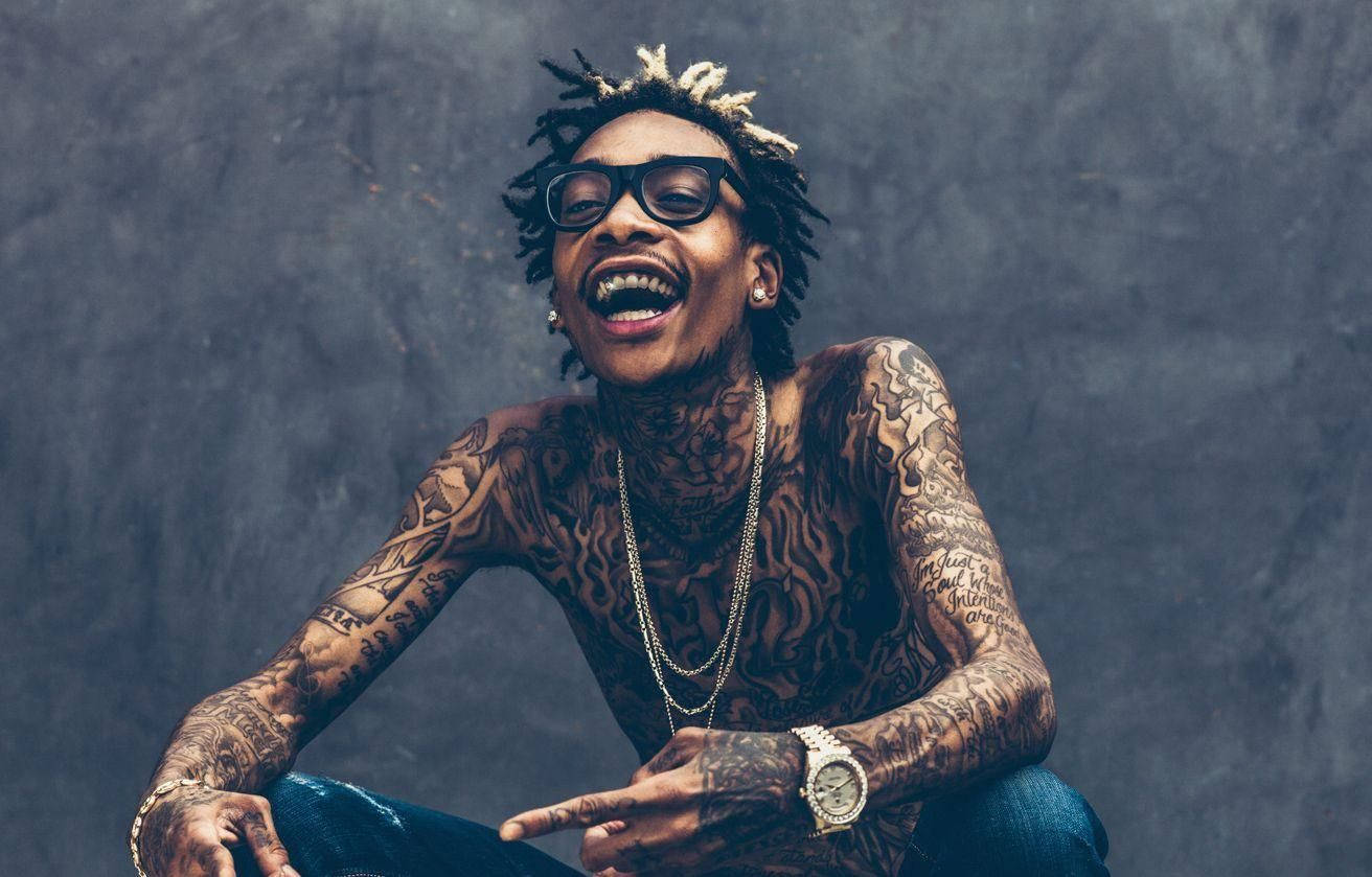 Wiz Khalifa Laughing Wallpaper