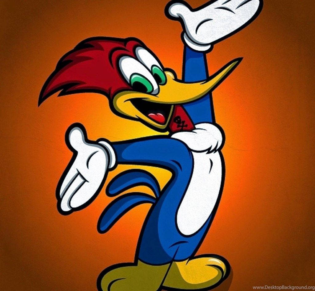 Woody Woodpecker Enjoying A Laugh! Wallpaper