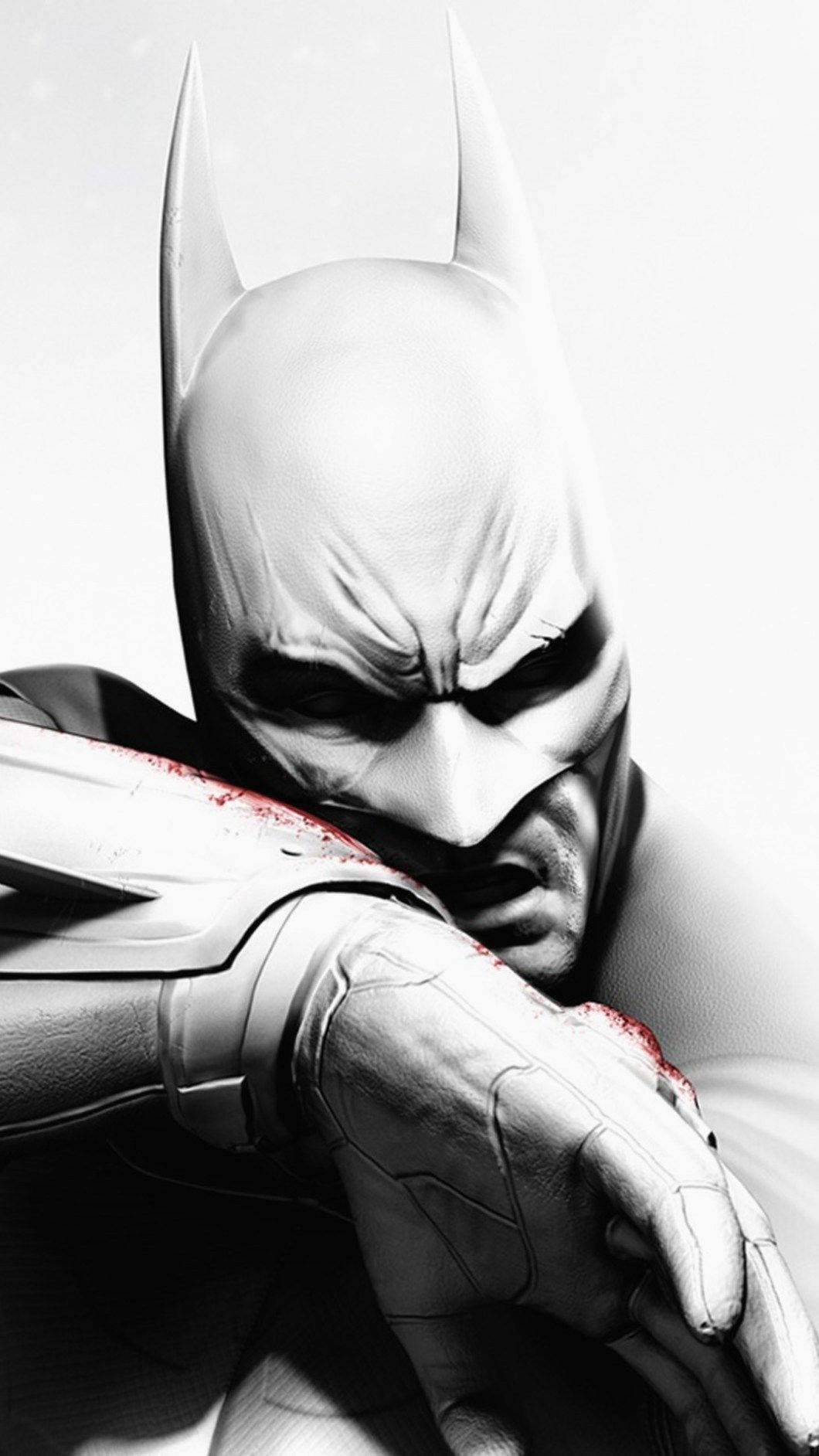 Wounded Batman Arkham Knight Iphone Wallpaper