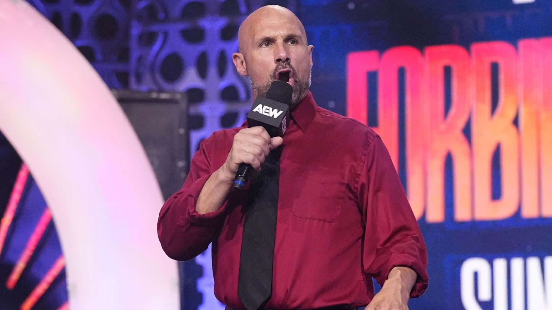 Wrestler Speakingat A E W Event.jpg Wallpaper