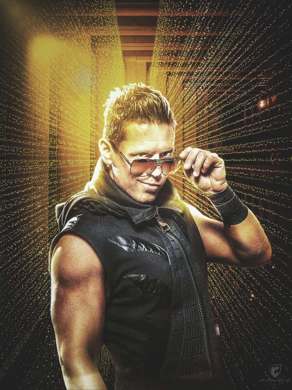 Wwe Superstar The Miz Striking A Charismatic Pose. Wallpaper