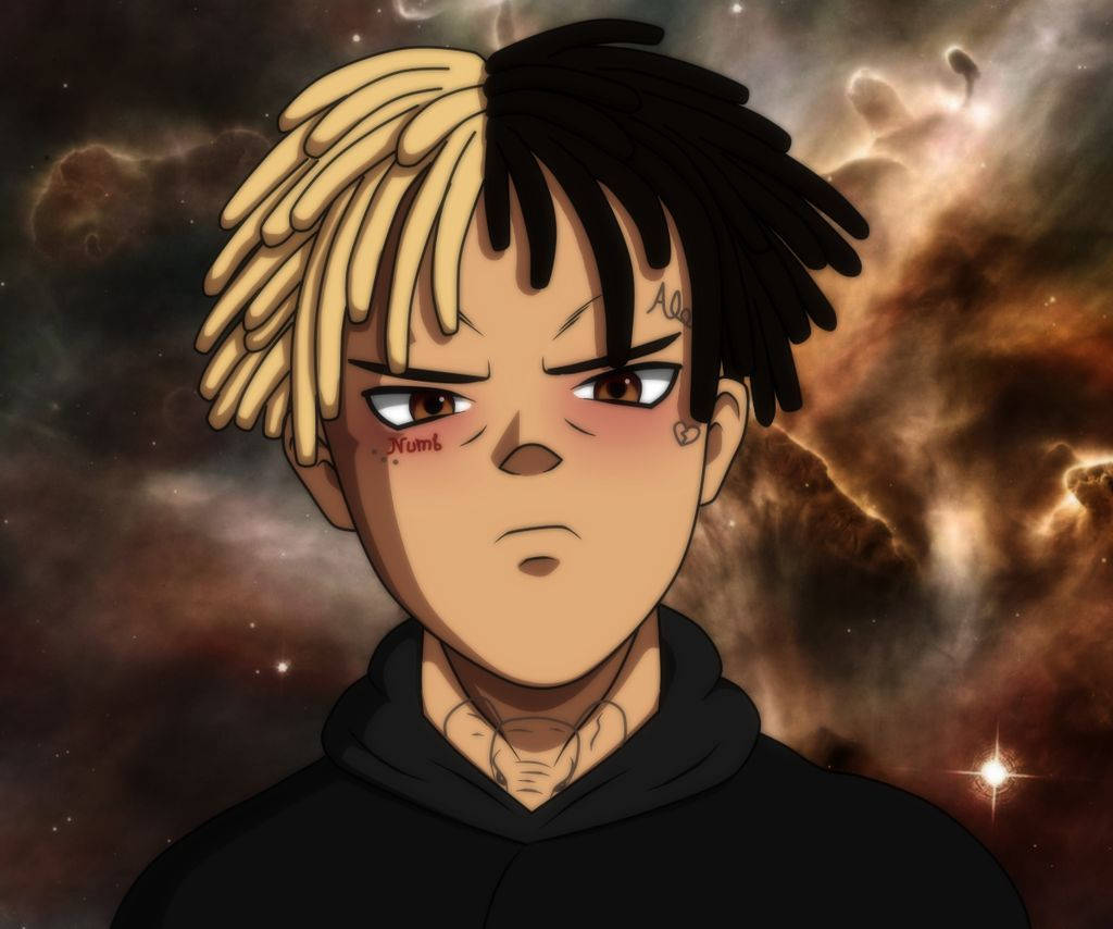 Xxxtentacion Anime Cartoon Galaxy Wallpaper