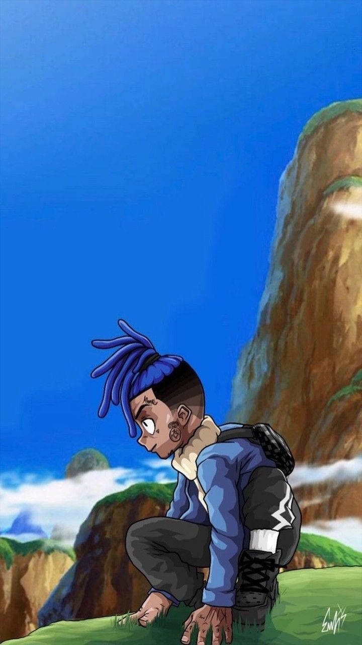 Xxxtentacion Anime Cartoon Mountain Wallpaper