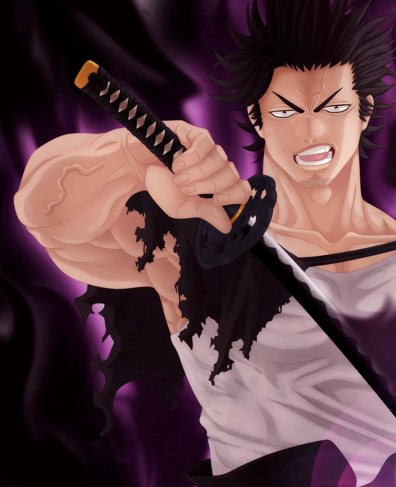 Yami Of The Black Bulls, Ready To Take On Any Enemy! Wallpaper