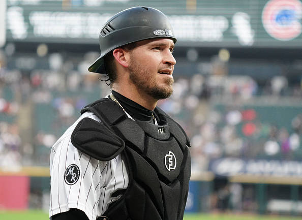 Yasmani Grandal Wearing Black Catcher Gear Wallpaper