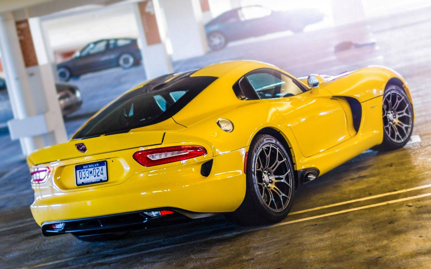 Yellow 2017 Dodge Viper Srt Wallpaper