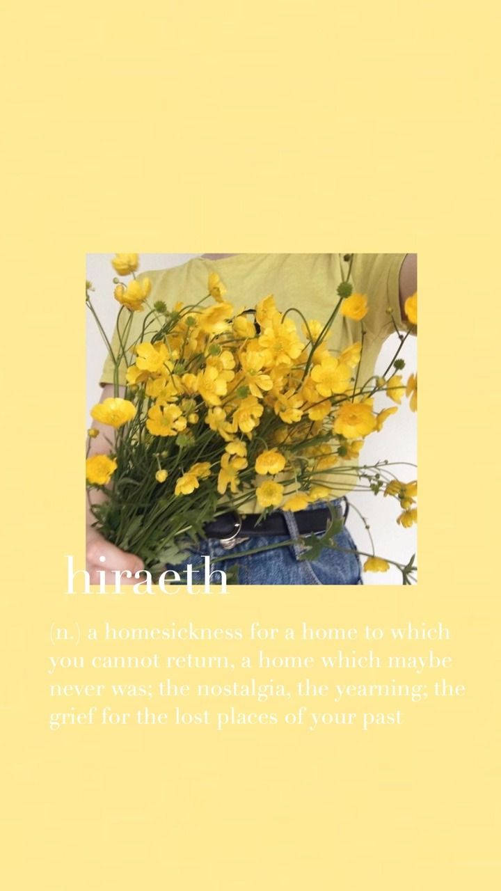 Yellow Aesthetic Hiraeth Wallpaper