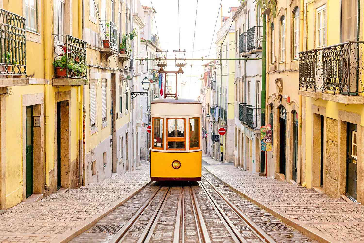 Yellow Aesthetic Lisbon Wallpaper