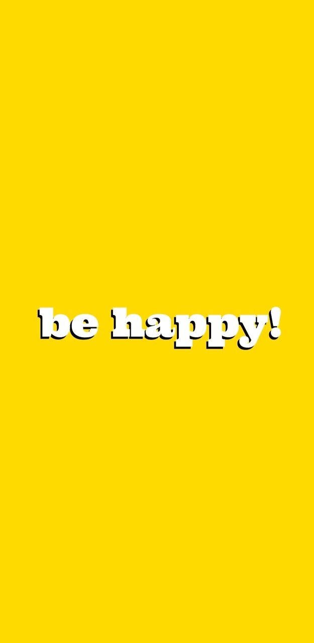 Yellow Aesthetic Motivational Photo Wallpaper