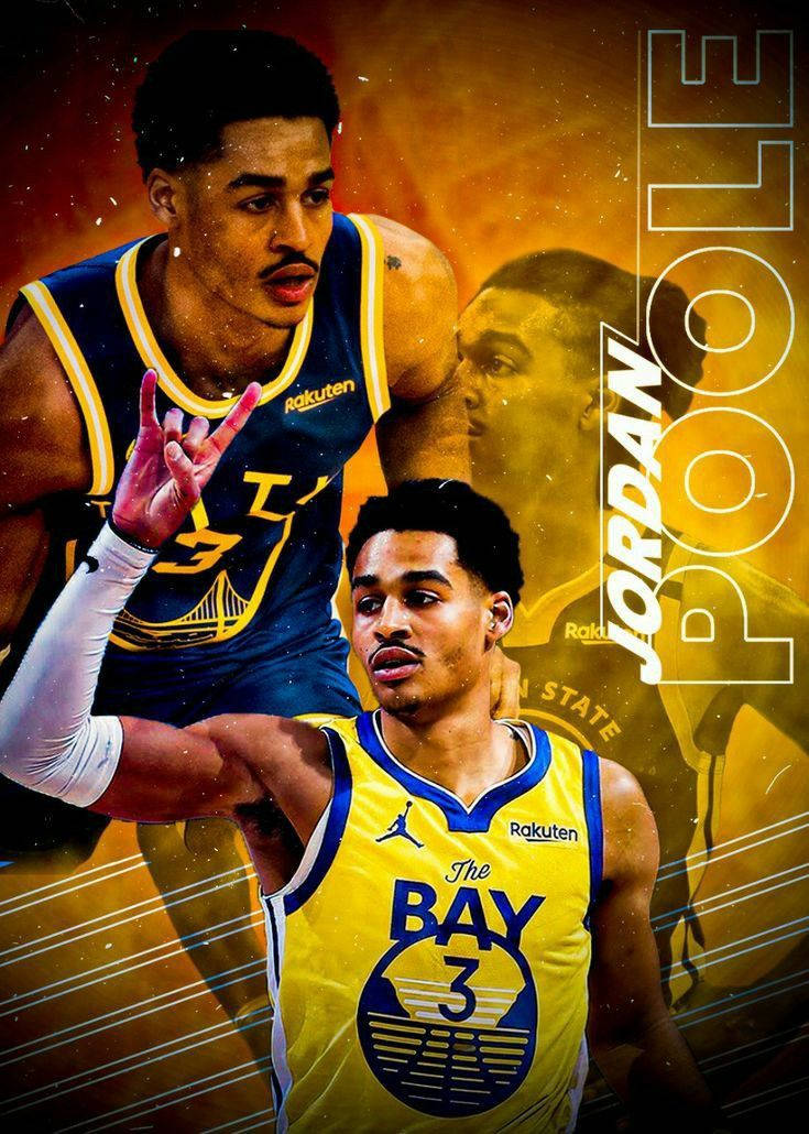 Yellow Collage Jordan Poole Wallpaper