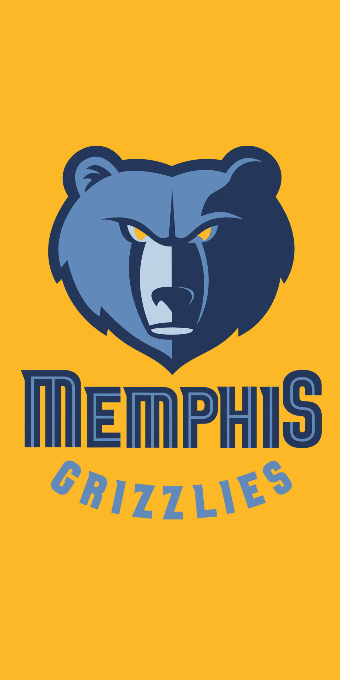 Yellow Nba Memphis Grizzlies Logo Wallpaper