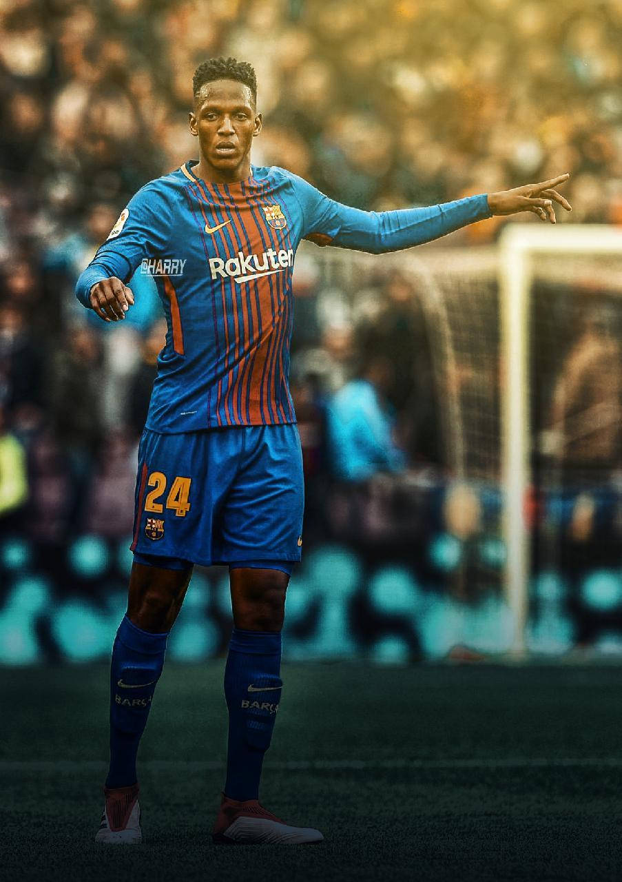 Yerry Mina Pointing Wallpaper