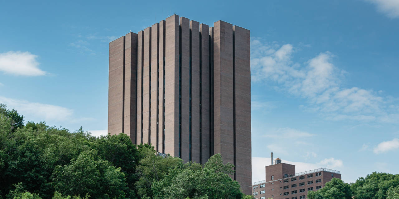 Yeshiva University's Majestic Block Building Wallpaper