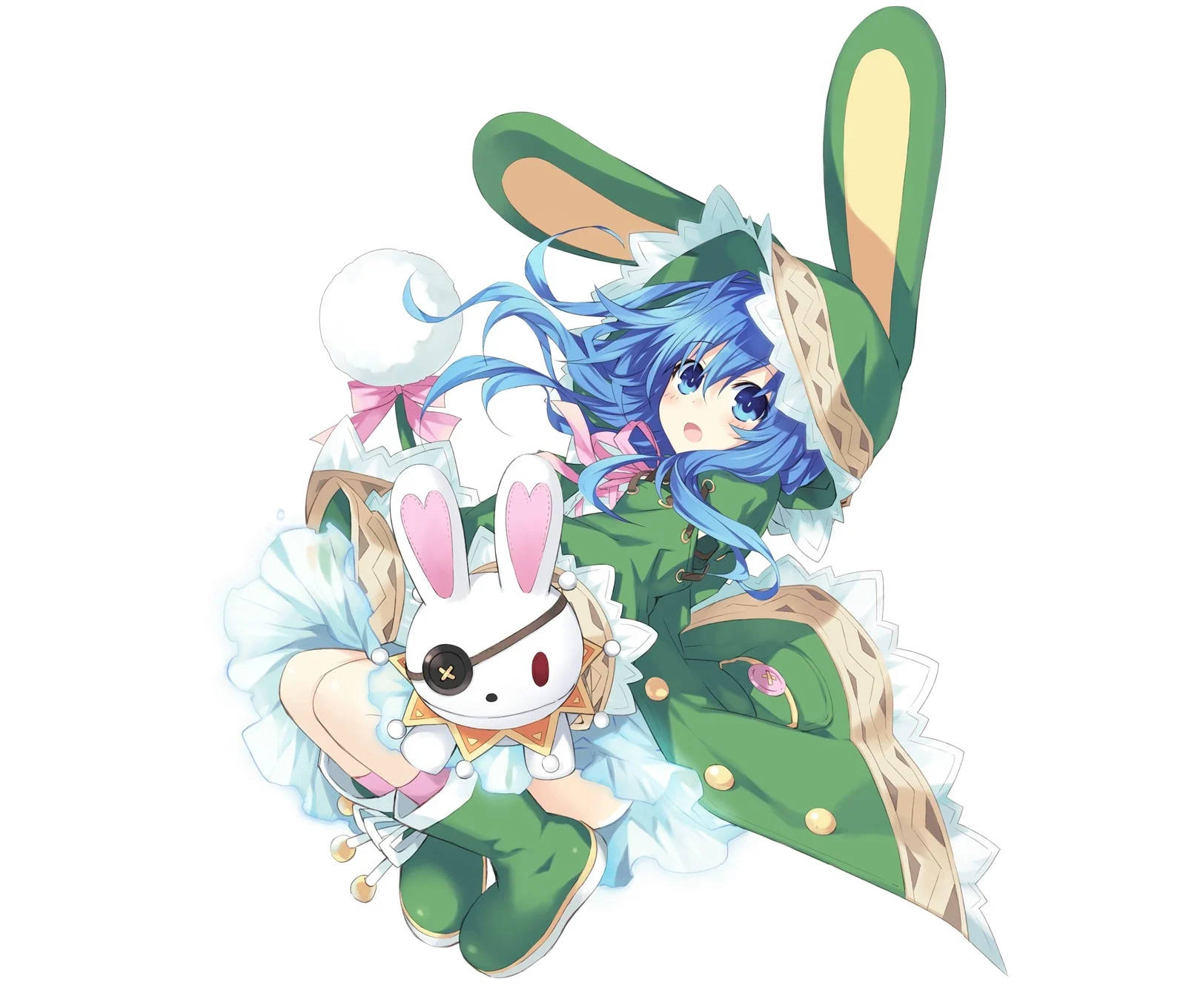 Yoshino Himekawa With A Rabbit Wallpaper