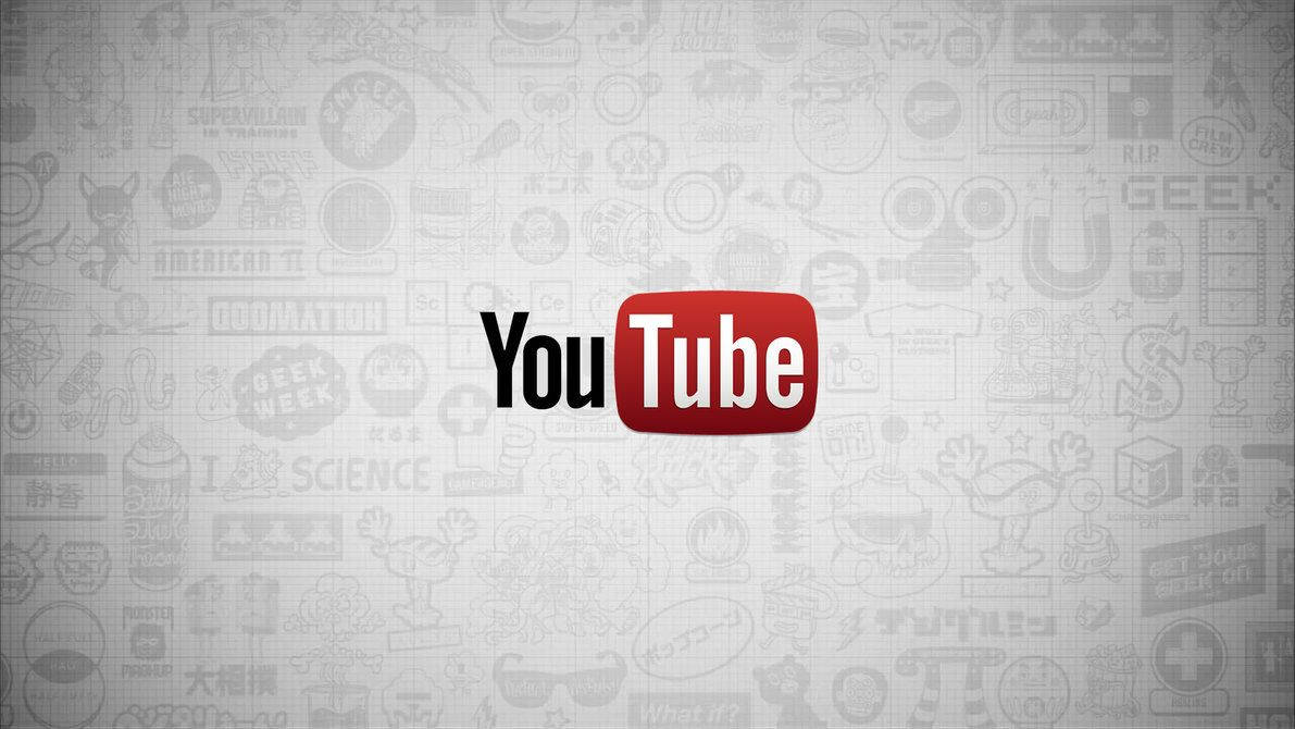 Youtube Gray Film Pattern Wallpaper