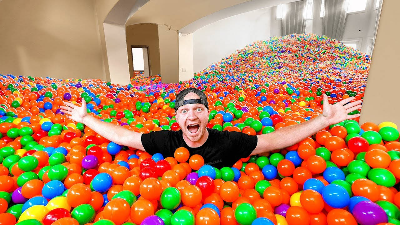 Youtuber Unspeakable Indoor Ball Pit Wallpaper