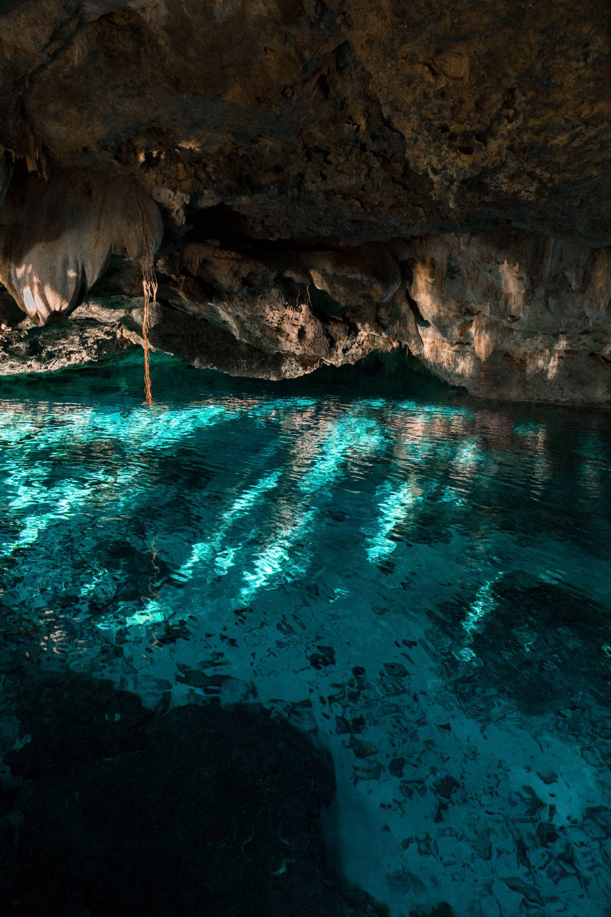 Yucatan Two Eyes Cenote Wallpaper