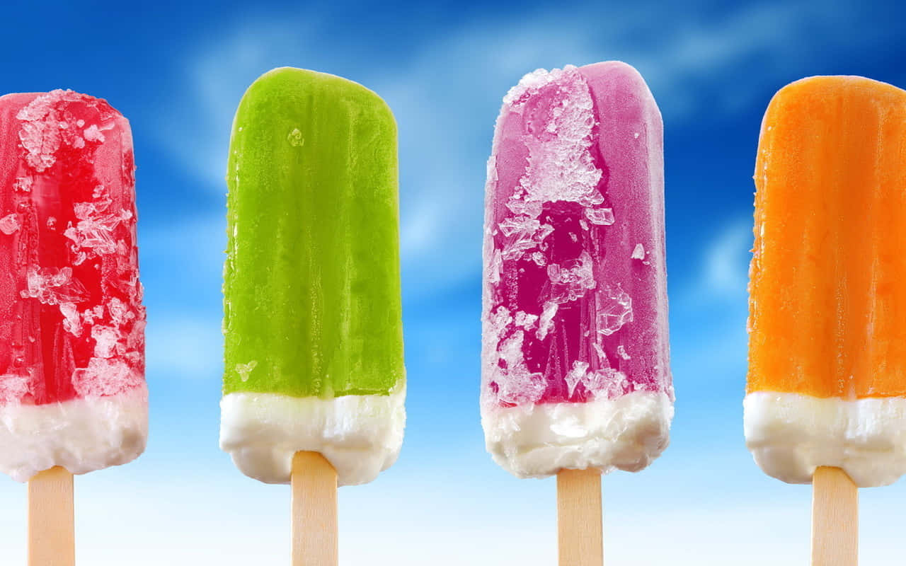 Yummy Popsicle Bars Wallpaper