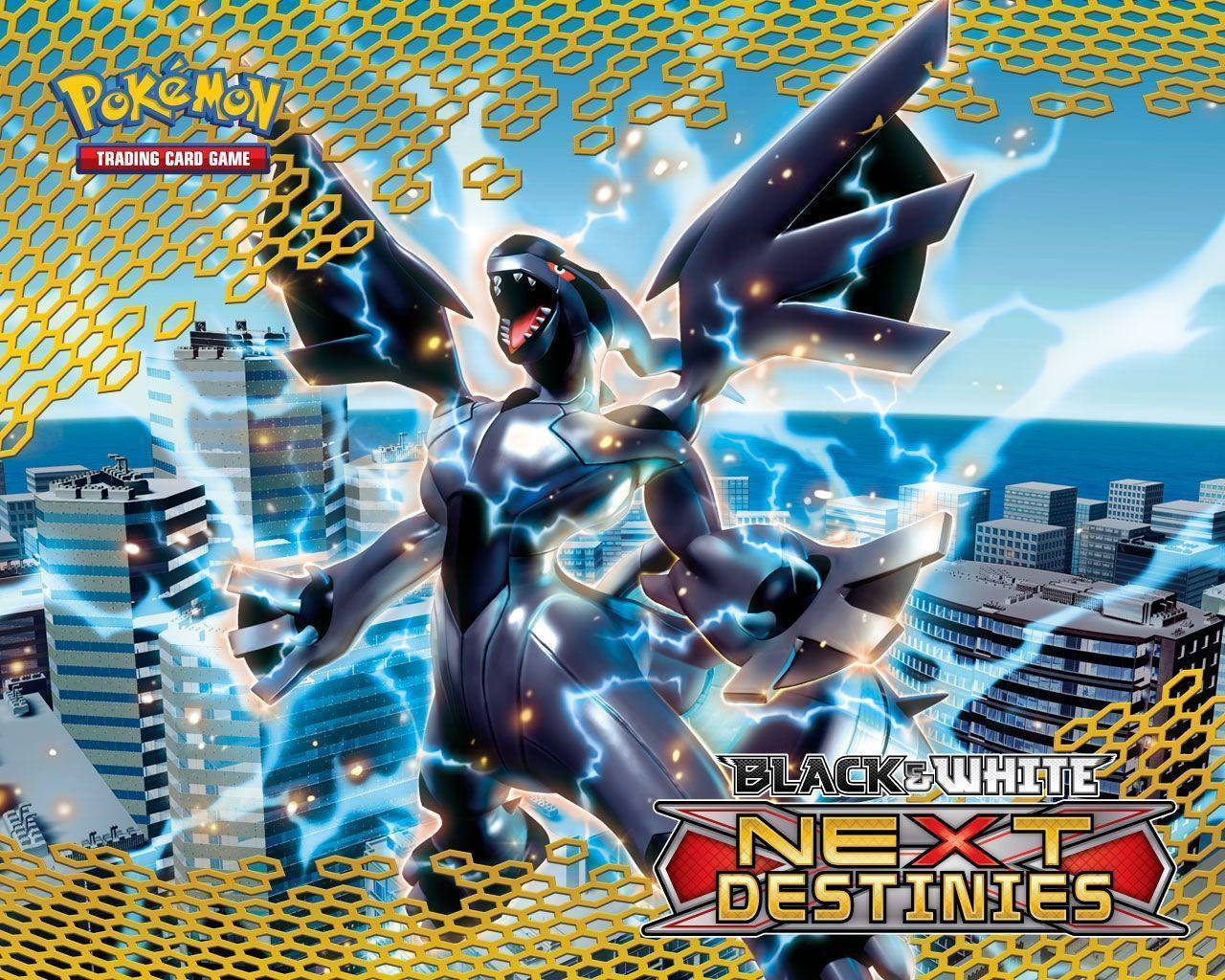 Zekrom Over City Wallpaper